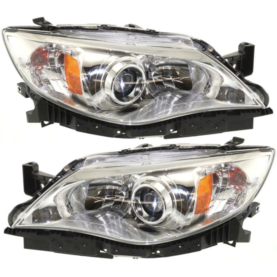 Healthy Baking Headlight Set For 2008-2009 Subaru Impreza Left and Right With Bulb 2Pc