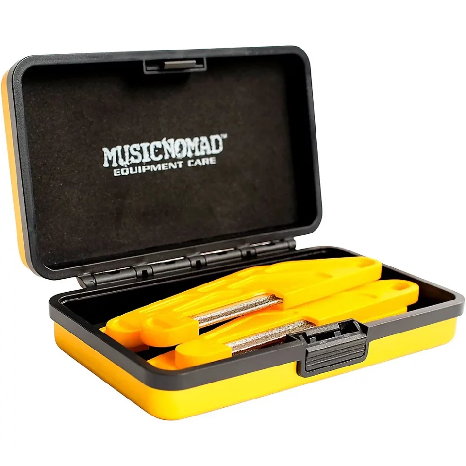 Ceramic Frosted Music Nomad 5-Piece Bass Guitar Diamond-Coated Nut File Set