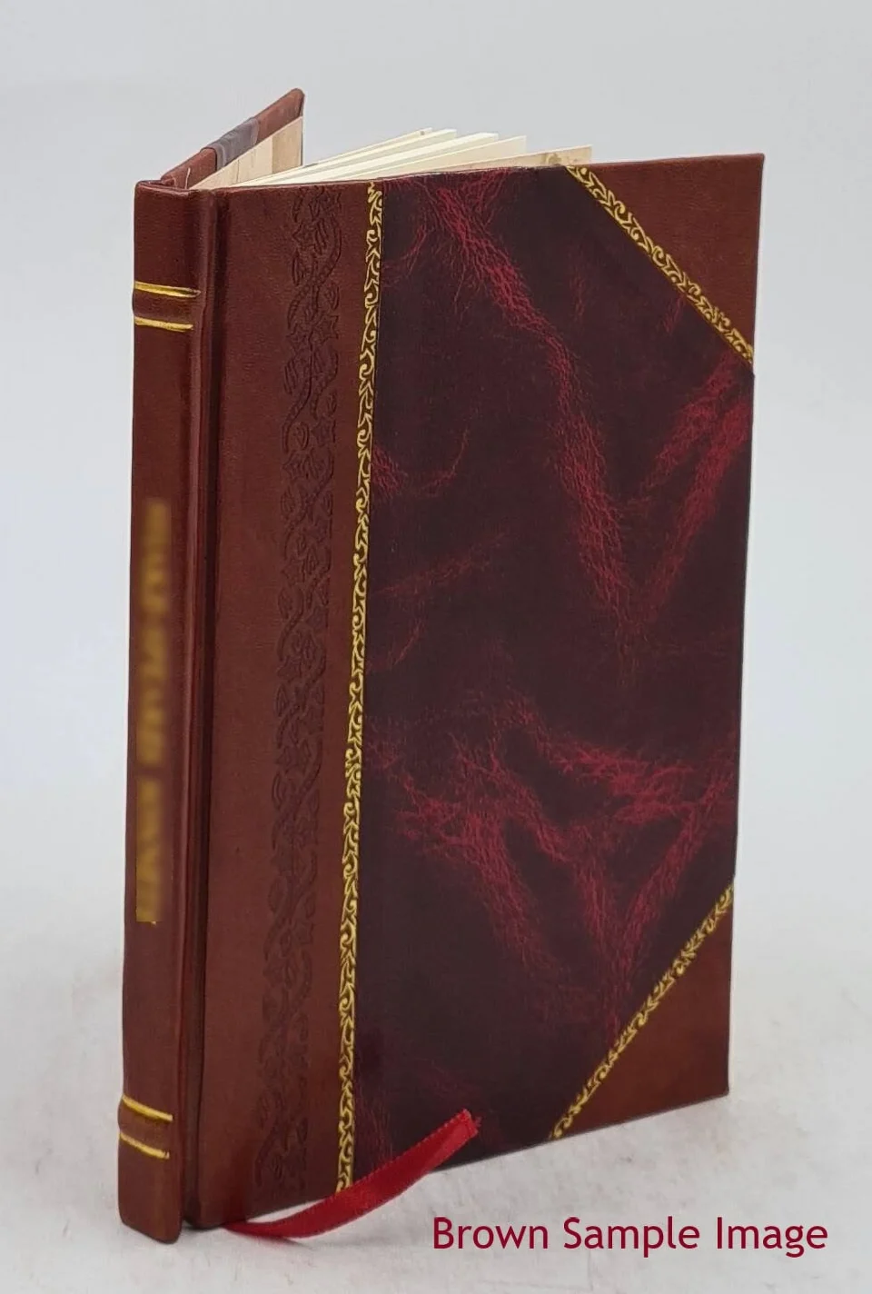 Cast Iron I. The Summa theologica of St. Thomas. II. Specimen pages from the Summa. 1915 [Leather Bound]