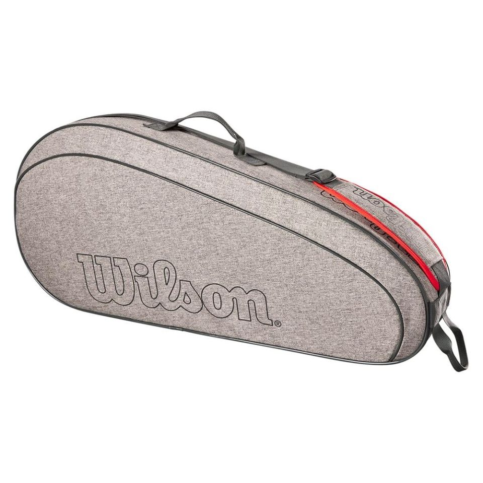 Bamboo Dining Wilson Team 3 Pack Tennis Racquet Bag Heather Grey ( 1 Xsmall )