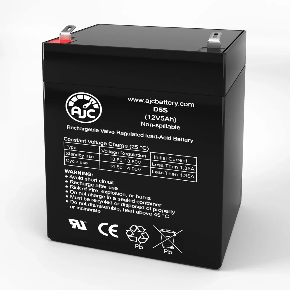 Cast Iron Cleaning AJC Battery Compatible with Suncast Hose Reel Hose Reel PW100 Lawn Mower and Tractor Battery