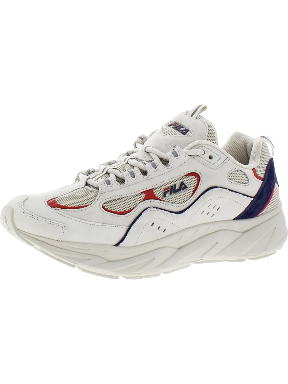 Stainless Steel Fila Mens Trigate Workout Fitness Sneakers