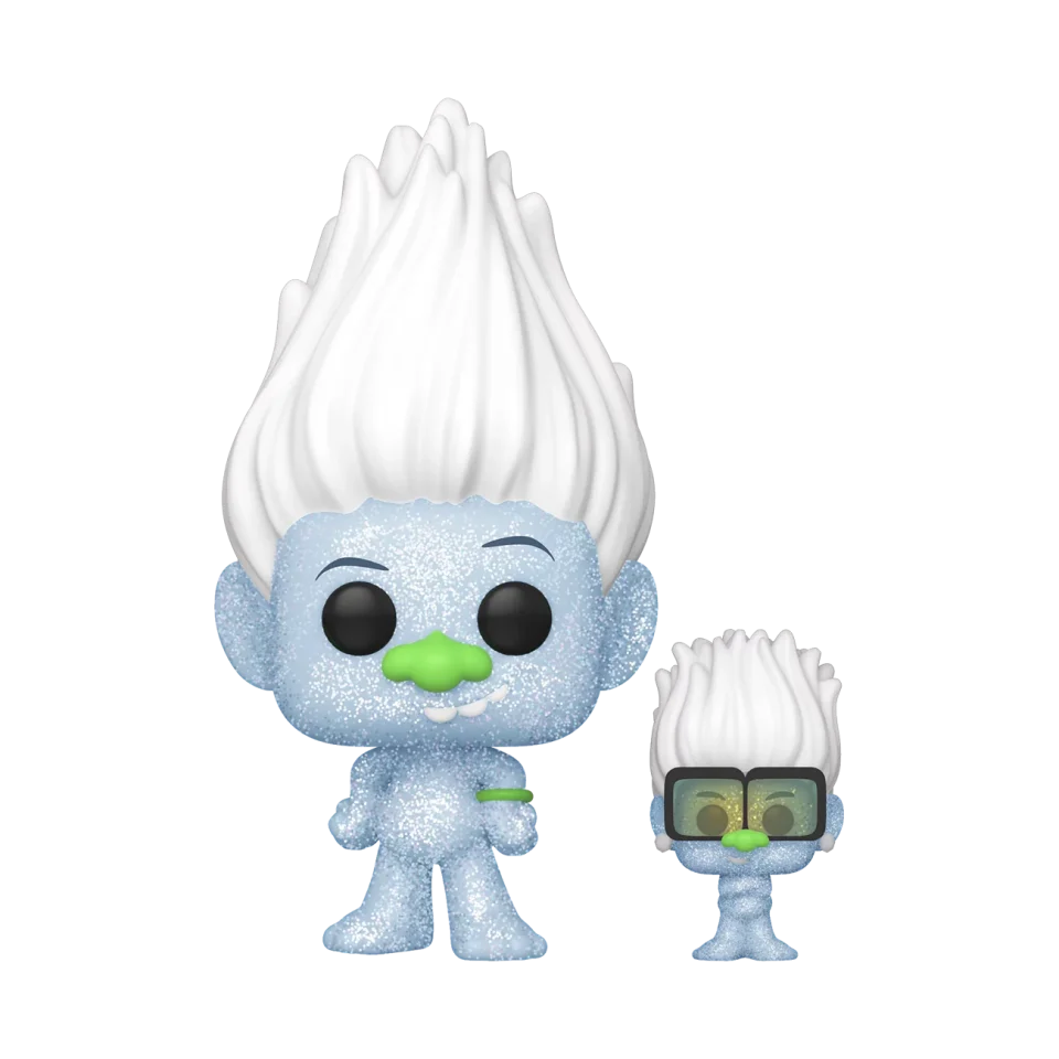 Glass Pop Trolls World Tour Guy Diamond with Tiny Diamond Vinyl Figure (Other)