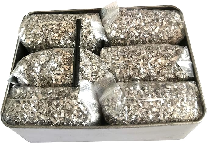 Healthy Easy-Clean eGreen Emergency Fire Starter Magnesium 6 Bags Free Ferro Rod for Storm Hurricane Outages Camping Hiking Bushcraft Outdoor Survival + Free Tin Container