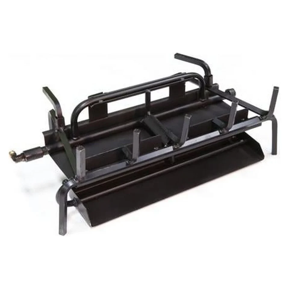 Non-Toxic Grand Canyon Gas Logs 3BRN-42-SS Stainless Steel 3 Burner, 42 in.