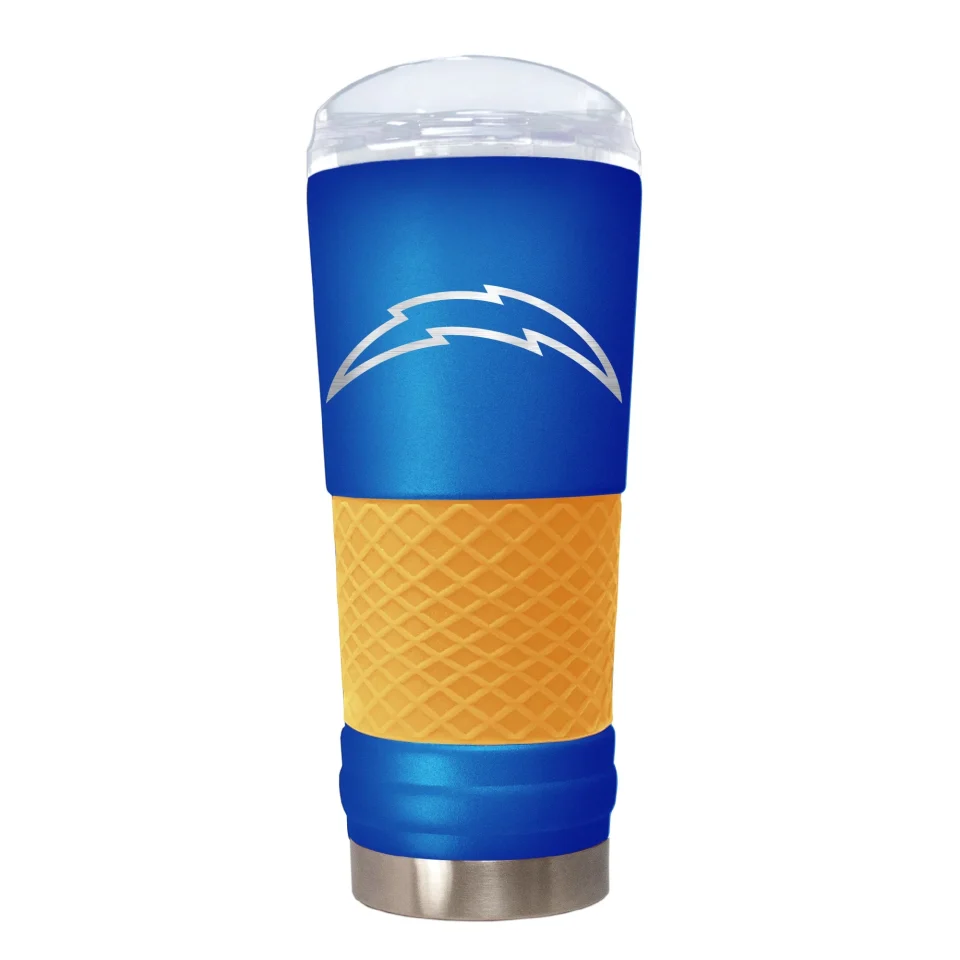 Bamboo Durable Los Angeles Chargers 24oz. Team Color Draft Tumbler