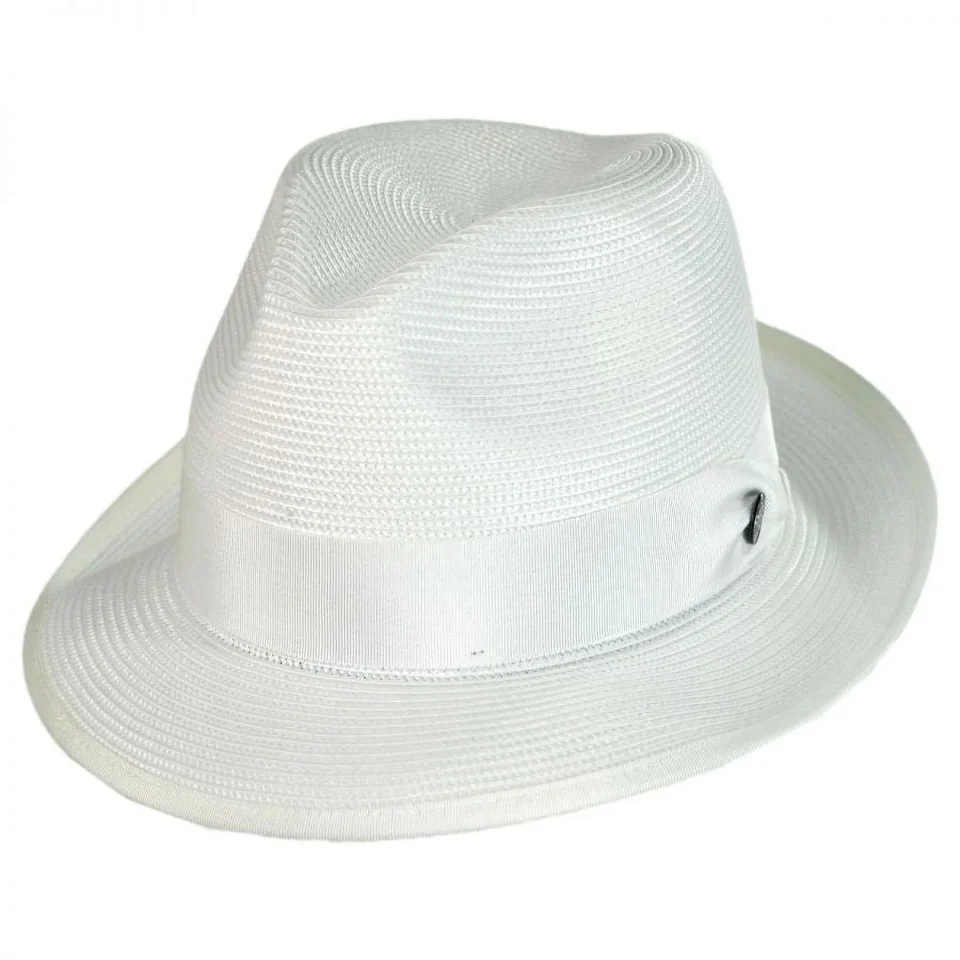 Outdoor Stetson Latte Milan Fedora Hat SIZE: 7 1/4