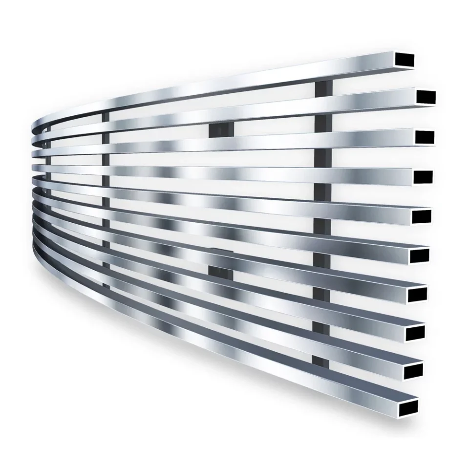 Cleaning APS Compatible with Nissan Altima 2005-2006 SER Model Only Lower Bumper Stainless Steel Silver Horizontal Billet Grille Insert N65268C