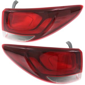 Supreme Tail Light For 2017-2018 Hyundai Santa Fe Set of 2 Left and Right Outer