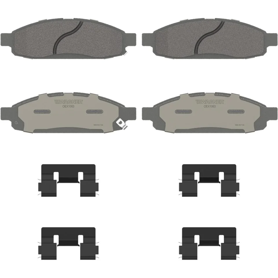Wooden Top-Rated Wagner OEX OEX1063 Disc Brake Pad Set Premium Ceramic