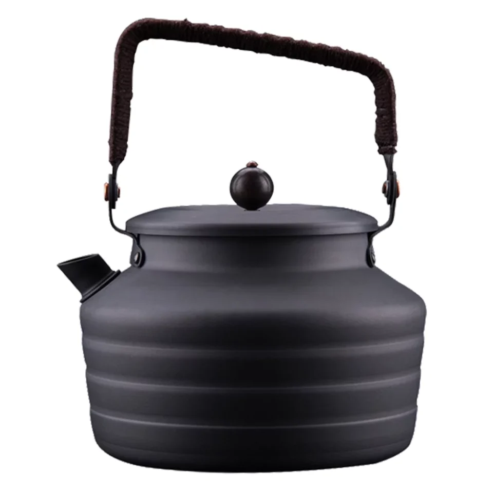 Best-Selling Nebublu Camping Water Kettle, 1.3L Portable Tea Kettle for Hiking Picnic, Rustproof Stainless Steel