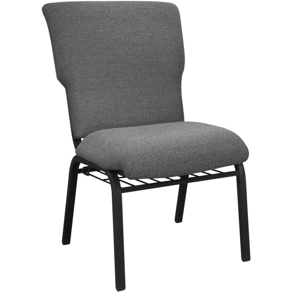 Ultimate BizChair Black Marble Church Chair - 21 in. Wide