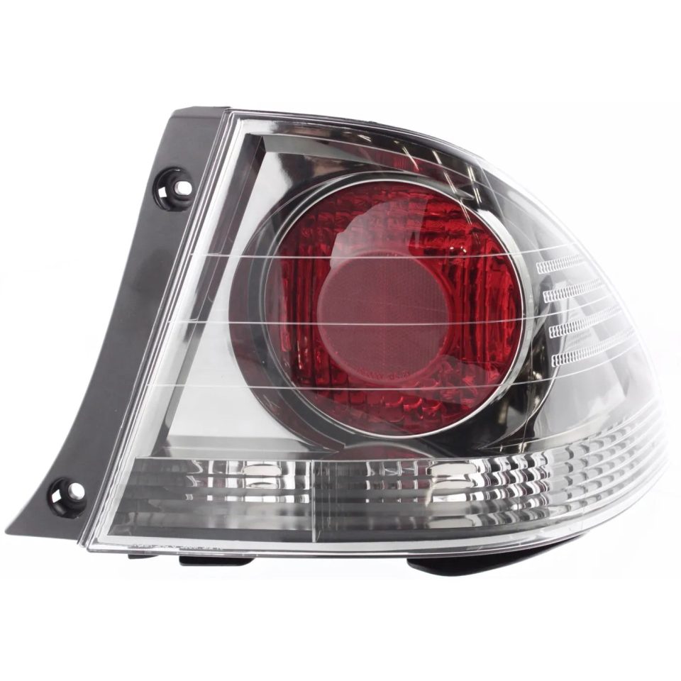 Natural Halogen Tail Light For 2002-03 Lexus IS300 Sedan Right Outer Clear Dark Metallic