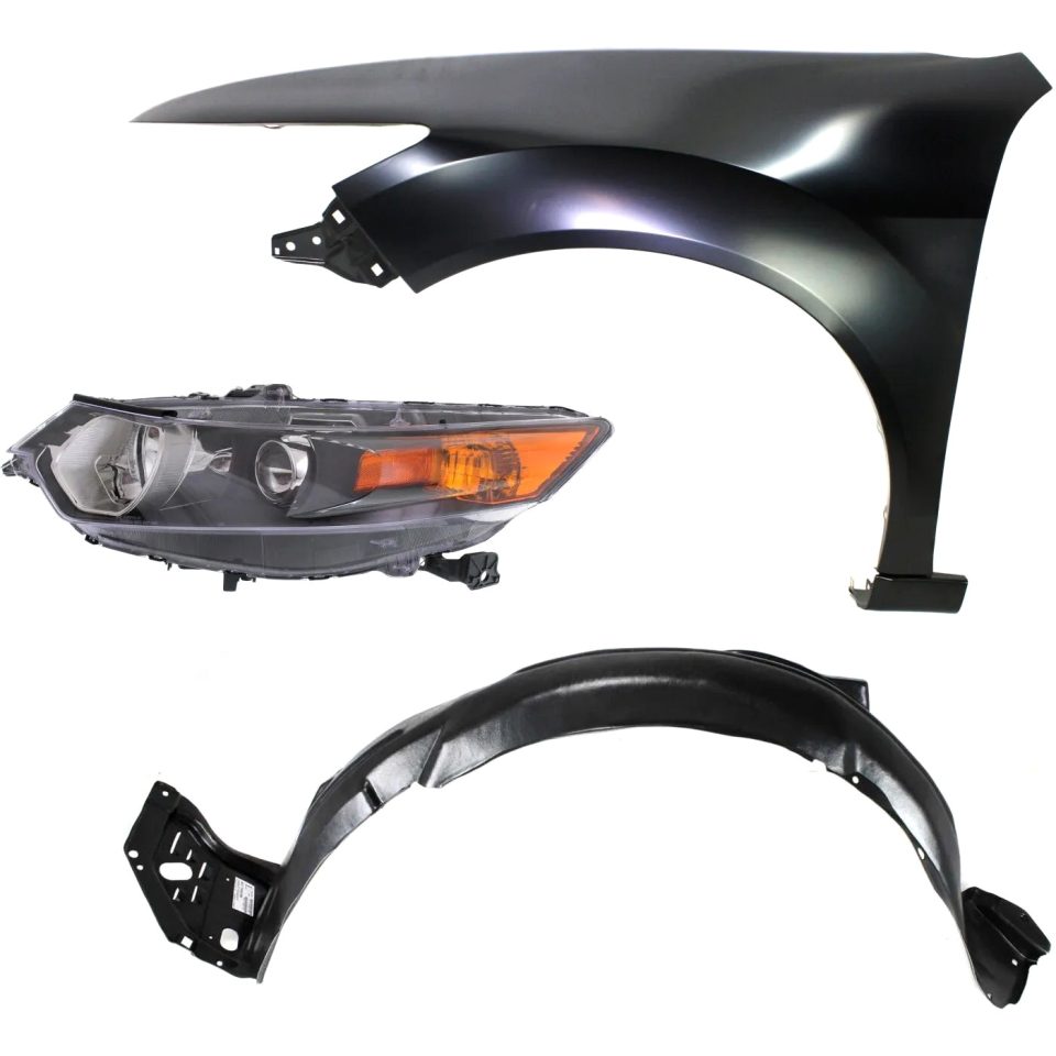Thickened Popular New Set of 3 Auto Body Repairs Front Driver Left Side LH Hand Sedan Acura TSX