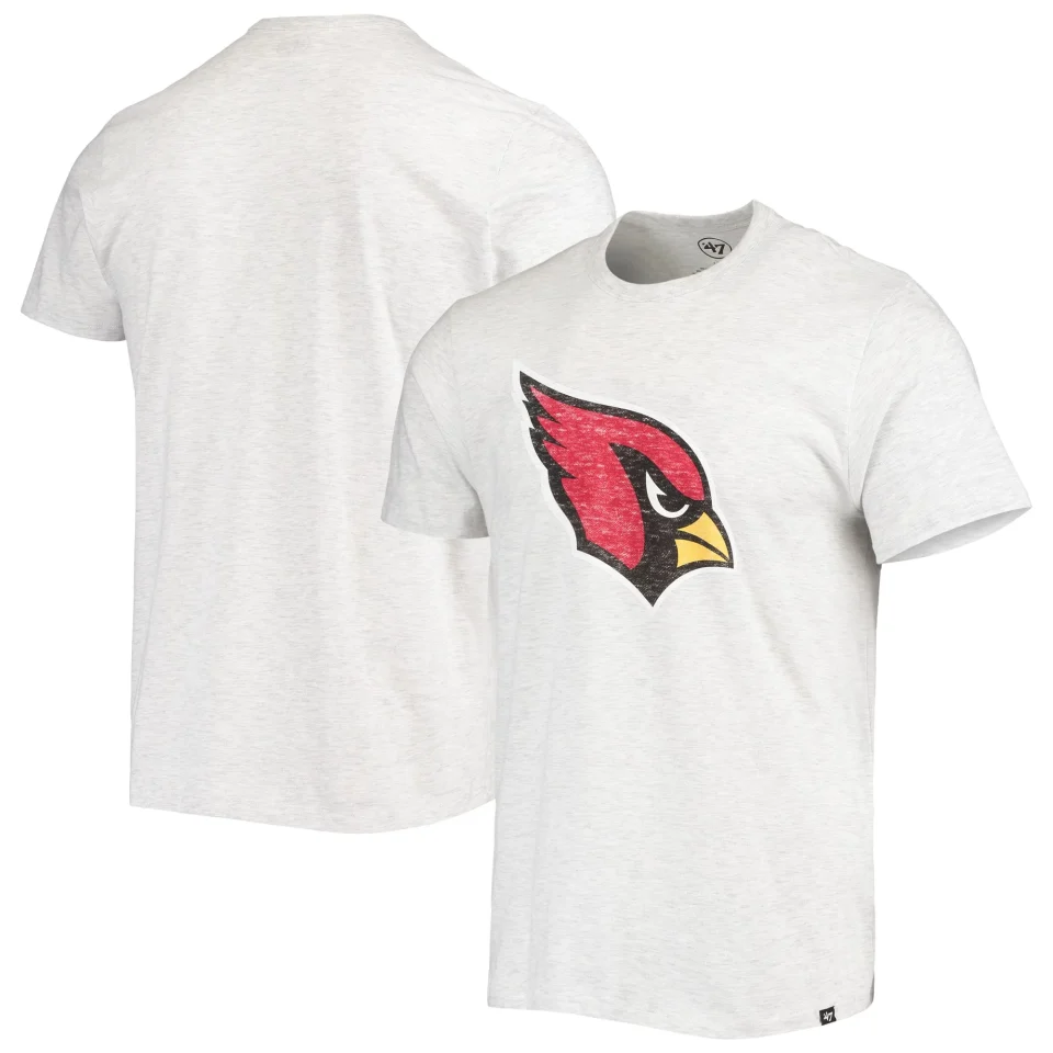 Versatile Gift-Ready Men's '47 Heathered Gray Arizona Cardinals Premier Franklin T-Shirt
