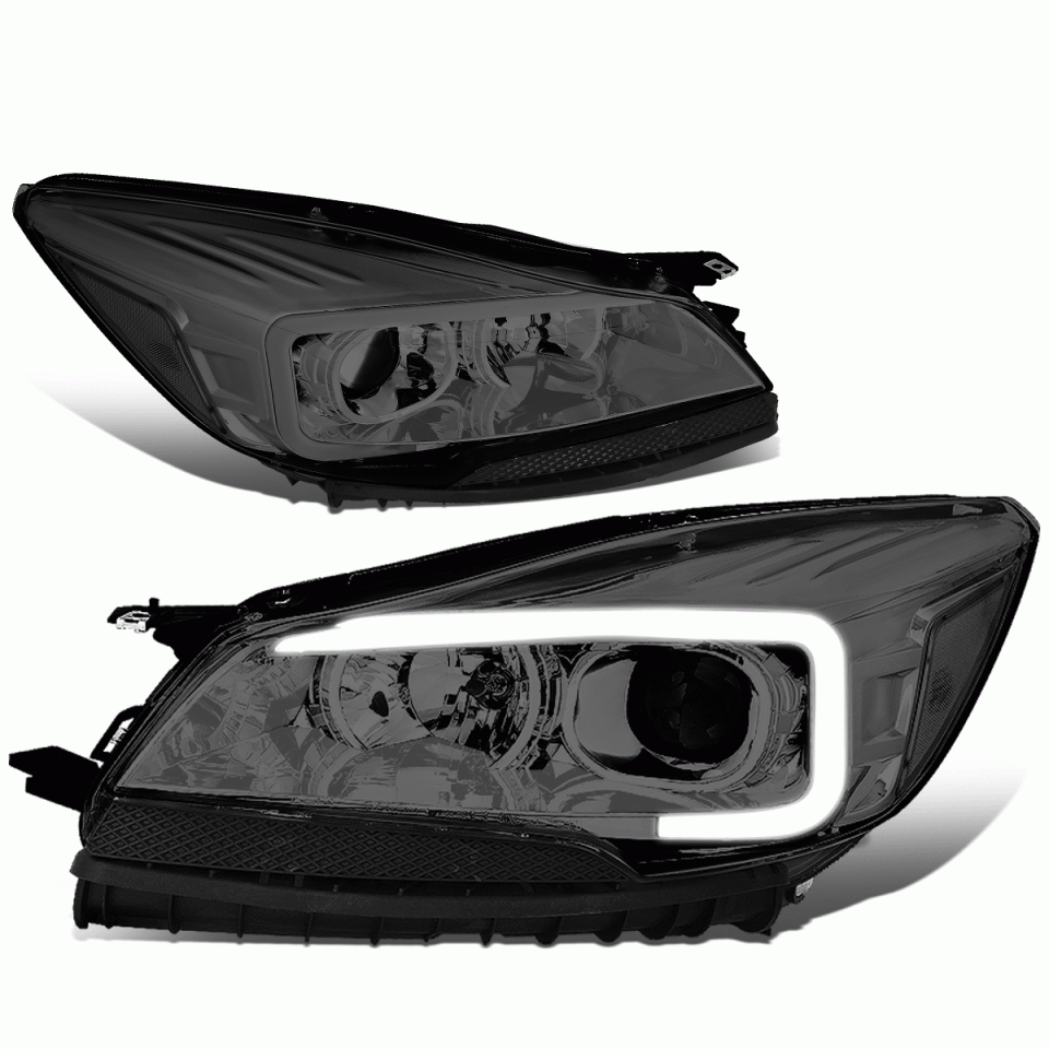 Ceramic Portable 2013-2016 d Escape LED DRL Tube Bar Projector Headlight Head Lamp Smoked
