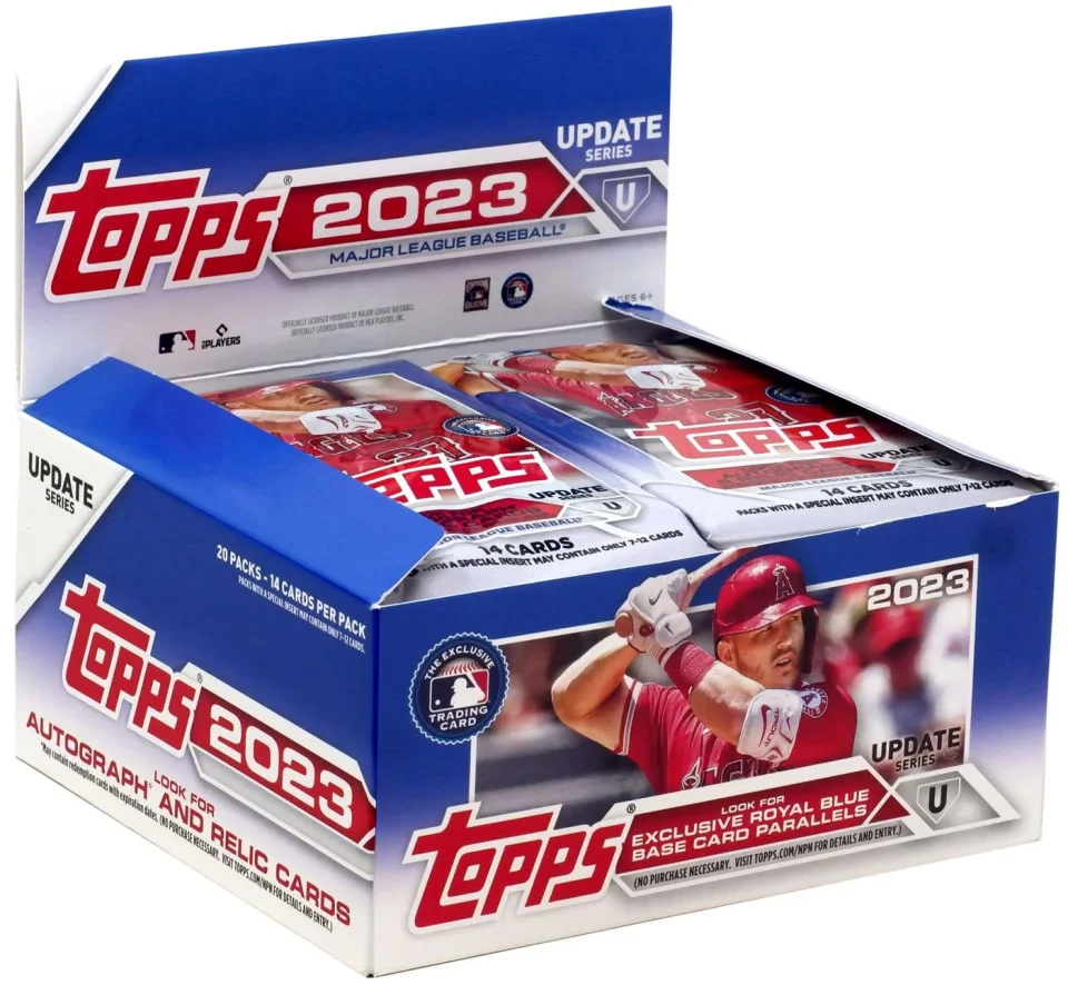Dining Value 2023 Topps Update Series Baseball 20-Pack Retail Box