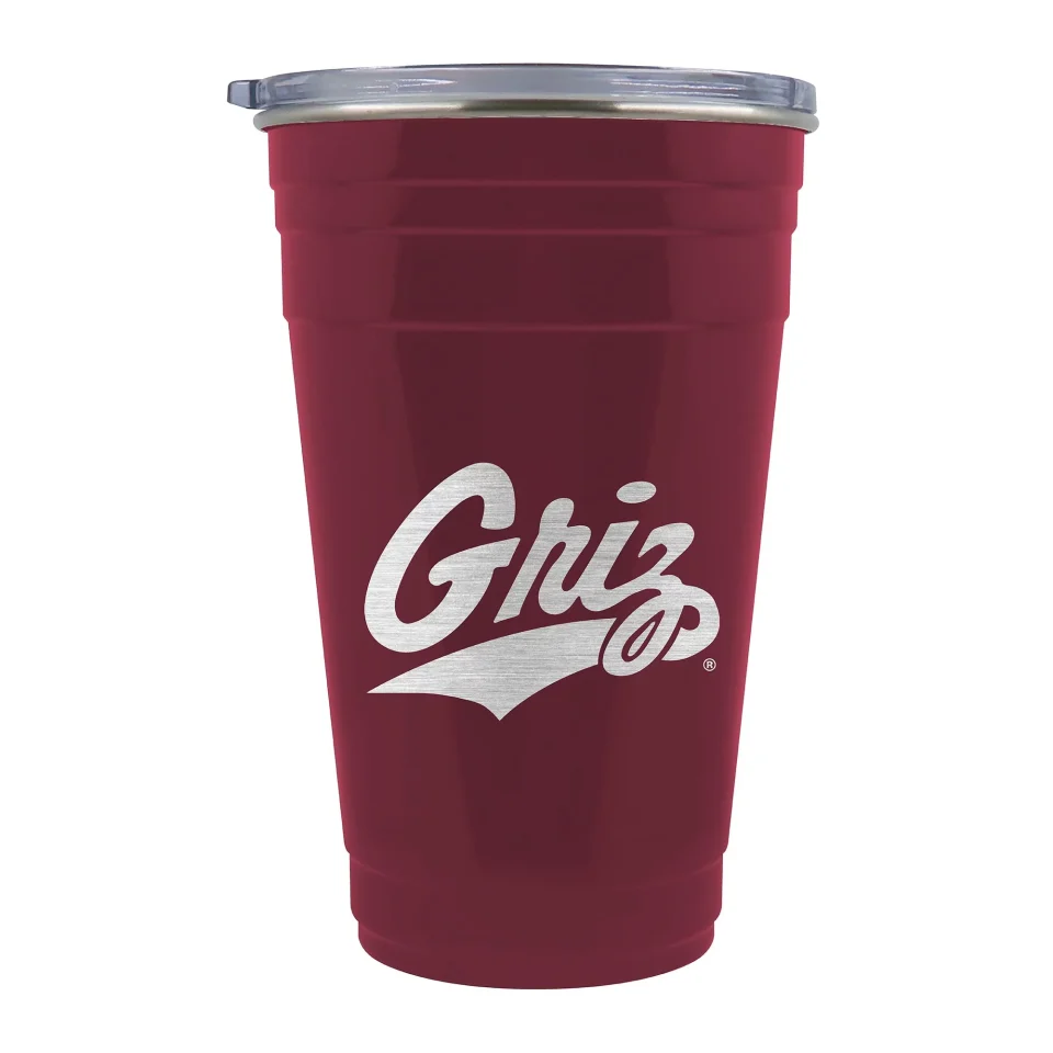 Office Multi-Purpose Montana Grizzlies Stainless Steel 20 oz. Tailgater Cup