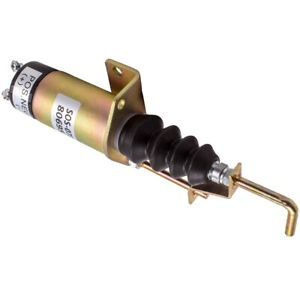 Wooden 12V Fuel Shut Off Solenoid Valve for Lister Petter Solenoid 366-07197 SA-3405T