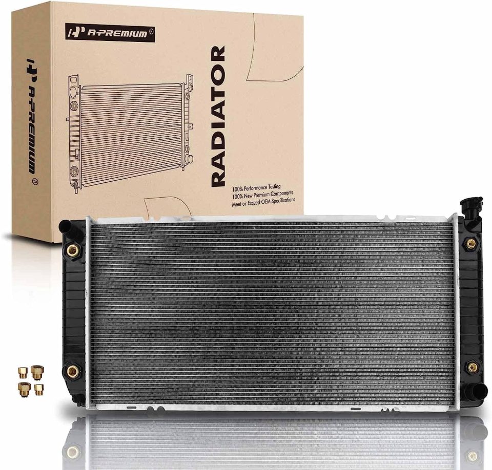 Travel Cleaning A-Premium Engine Coolant Radiator with Transmission Engine Oil Cooler Compatible with Chevrolet Tahoe, C1500 C2500 & GMC Yukon, K1500 & Cadillac Escalade, Automatic Trans, Replace# 8011522, 52458208