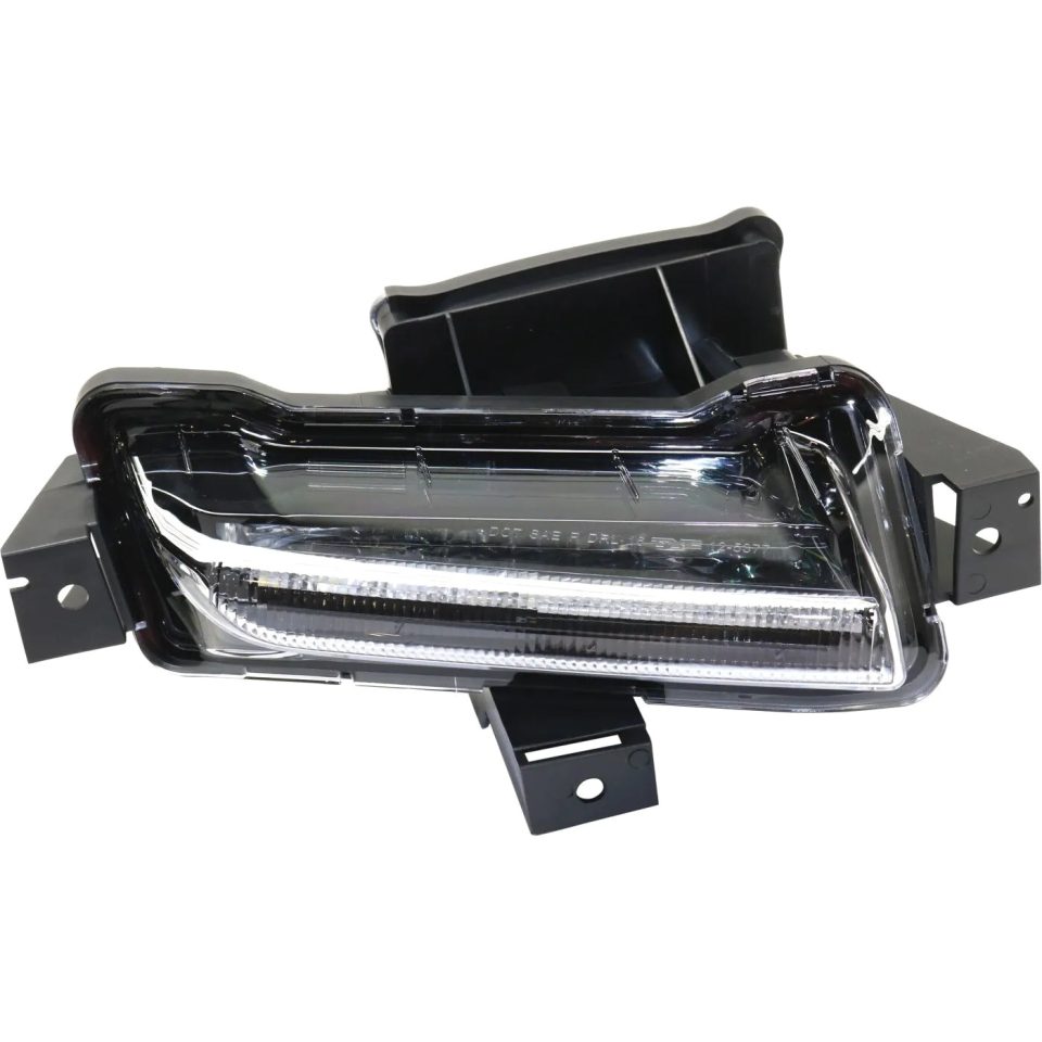 Silicone Polished Driving Light For 2016-2018 Chevrolet Camaro Passenger Side